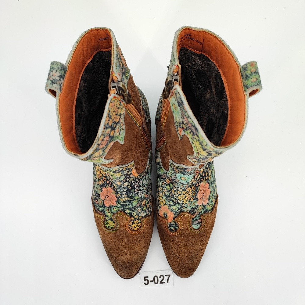L'Artiste LadyLuck Damasorte  Women's Size 5.5 US Leather Brown Boots 18482-2204 - Picture 2 of 10